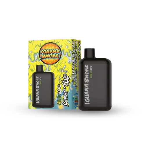 Iguana Smoke - Vape Descartável de CBD 750mg – Lemon Haze (3ml)