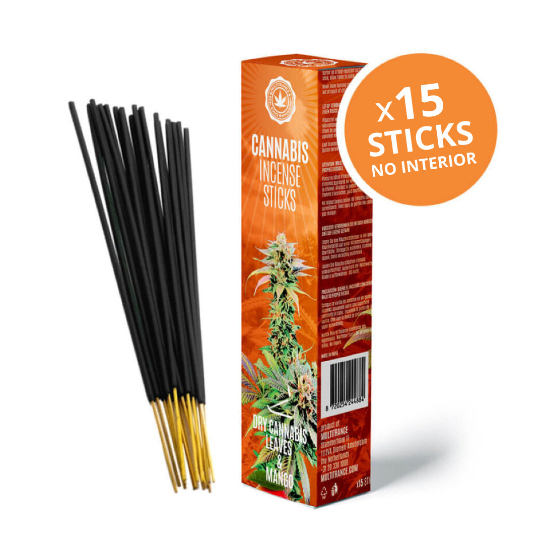 Cannabis Incense Sticks – Mango and Dry Cannabis Leaves Scented