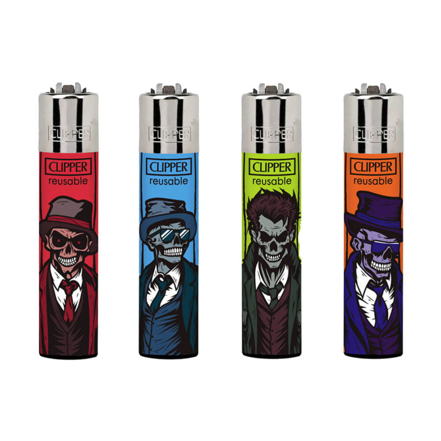Isqueiro Clipper Classic Zombie Gangsters