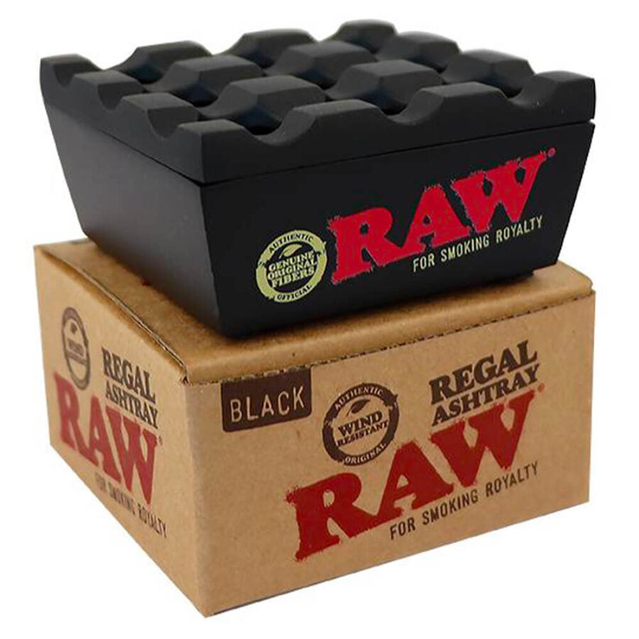 RAW - Metal ashtray black