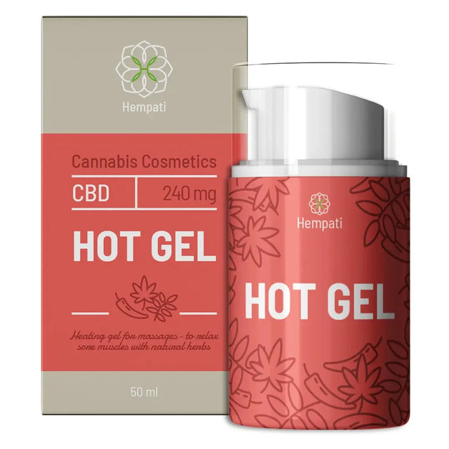 gel quente muscular com cbd