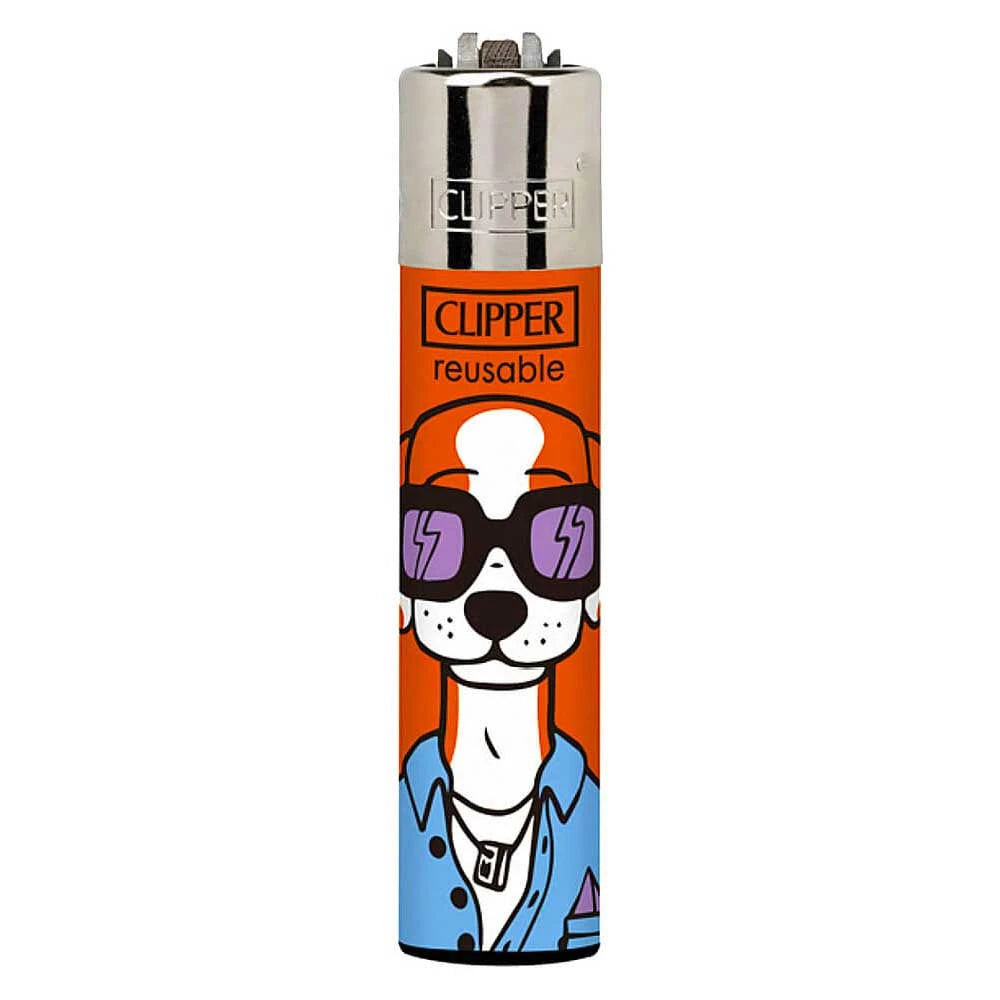 isqueiro clipper fashion pals laranja