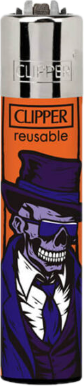 Isqueiro Clipper Classic Zombie Gangsters