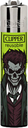 Isqueiro Clipper Classic Zombie Gangsters