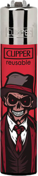 Isqueiro Clipper Classic Zombie Gangsters