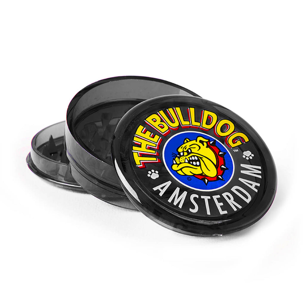 The Bulldog - Grinder de Plástico Preto (3 Partes) - CBDream