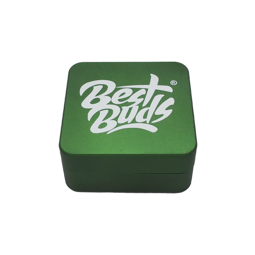 Best Buds Flat Square Grass - Grinder de Aluminio (2 partes - 50mm)