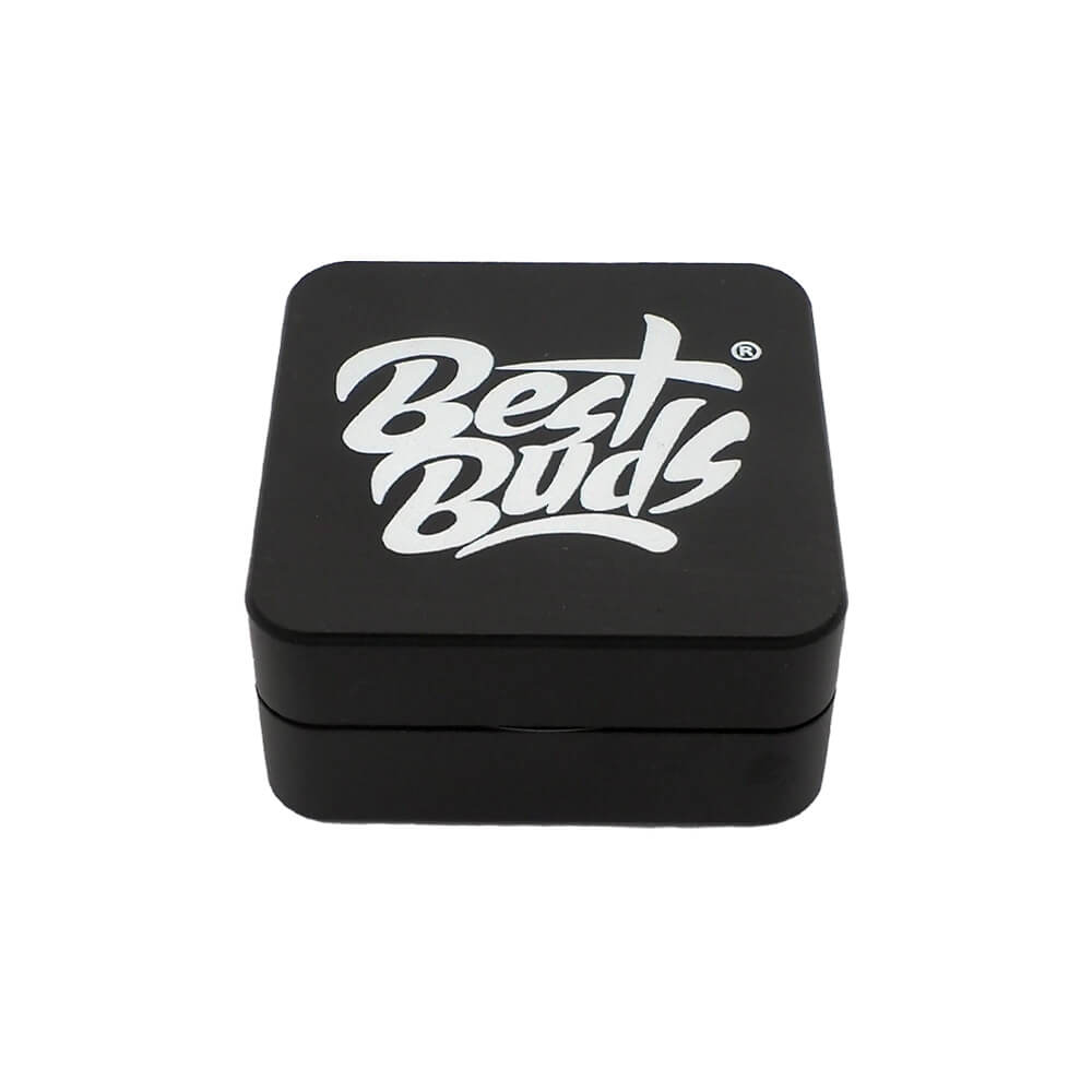 Best Buds Flat Square Onyx - Grinder de Aluminio (2 partes - 50mm)