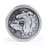 The Bulldog Original Silver Metal Grinder 3 Parts - 40mm