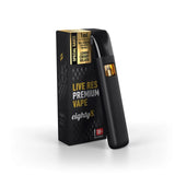Eighty8 Live Resin Cherry Gelato - Vape Descartável de CBD (1mL 65% CBD+CBG+CBN)