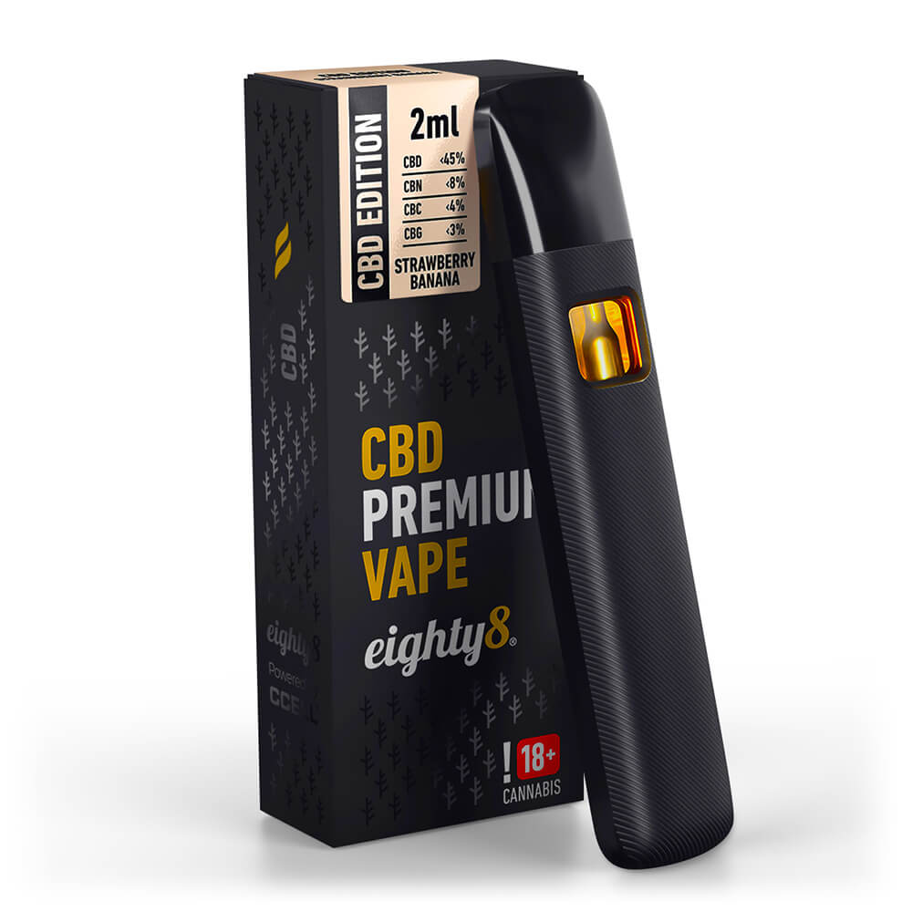 Eighty8 Cherry Zkittles - Vape Descartável de CBD (60% CBD+CBN+CBG) - CBDream